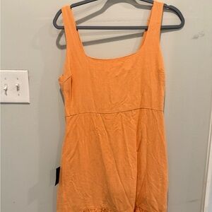 Lulu's Orange Mini Dress